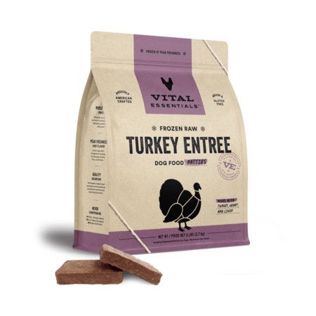 Vital Essentials Frozen Turkey Patties 6#