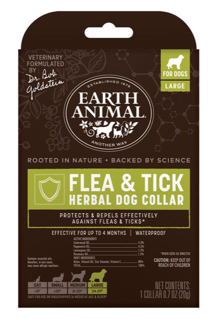 Earth Animal Flea & Tick Collar Large up to 29'' neck