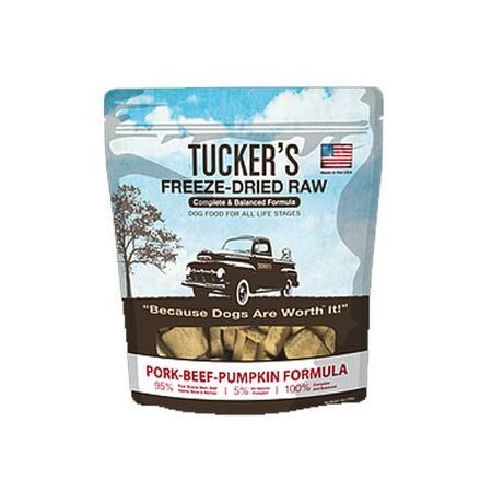 Tucker's Freeze Dried Pork, Beef, & Pumpkin 14oz