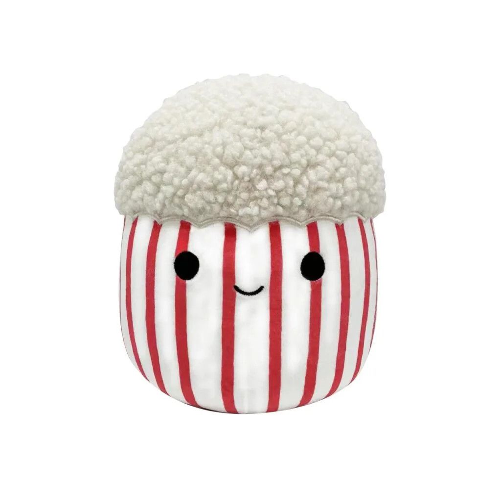 Squishmallows Squeaky Plush Snacks White