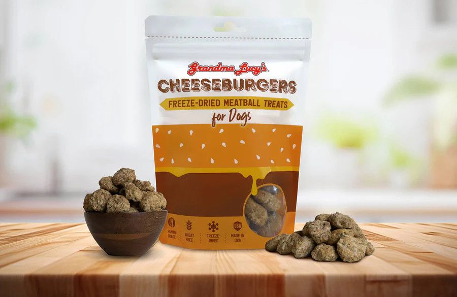 Grandma Lucy's Treat Dog Cheeseburgers Meatball 3oz (X)
