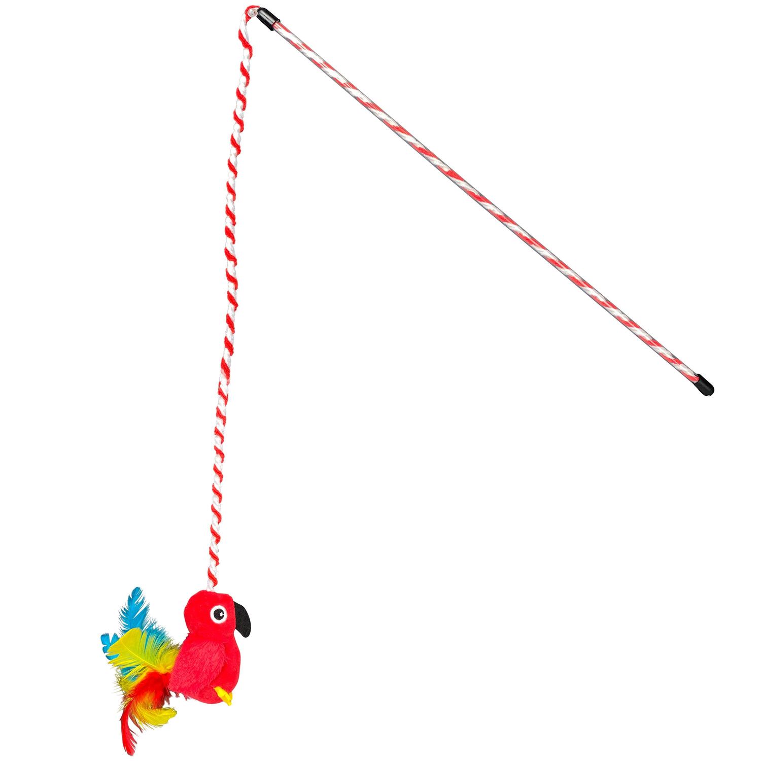 Multipet Margaritaville Red Bird Cat Wand