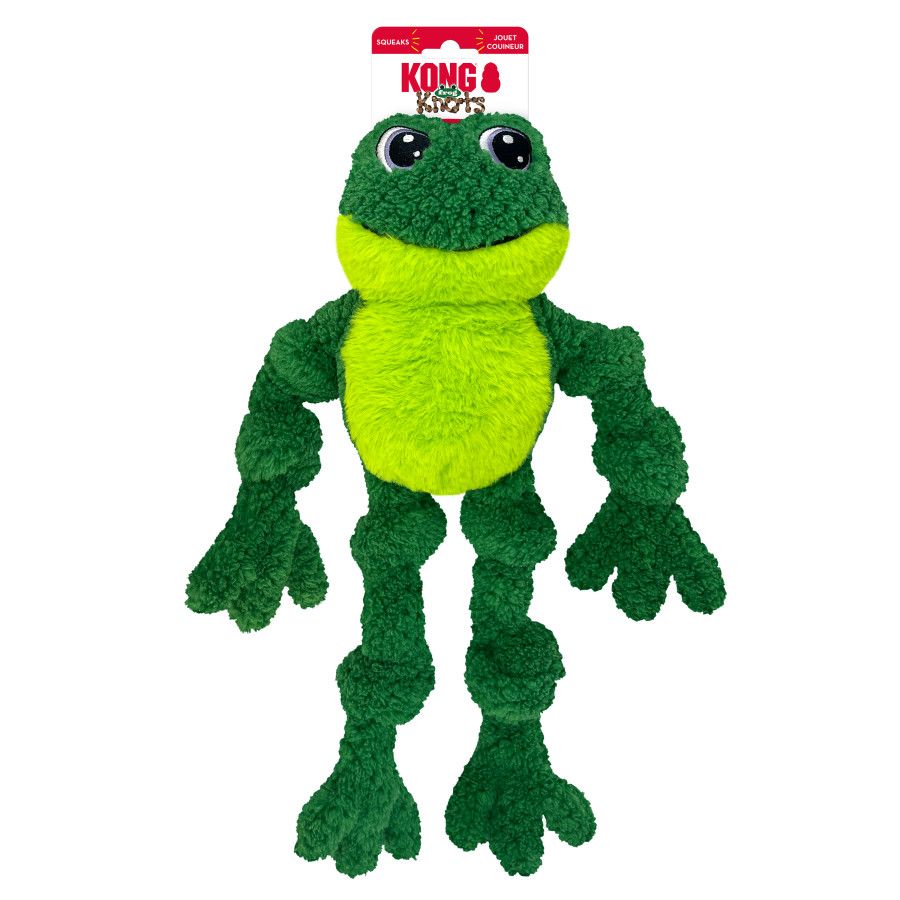 Kong Knots Frog Dog Toy Green Large/Extra Large