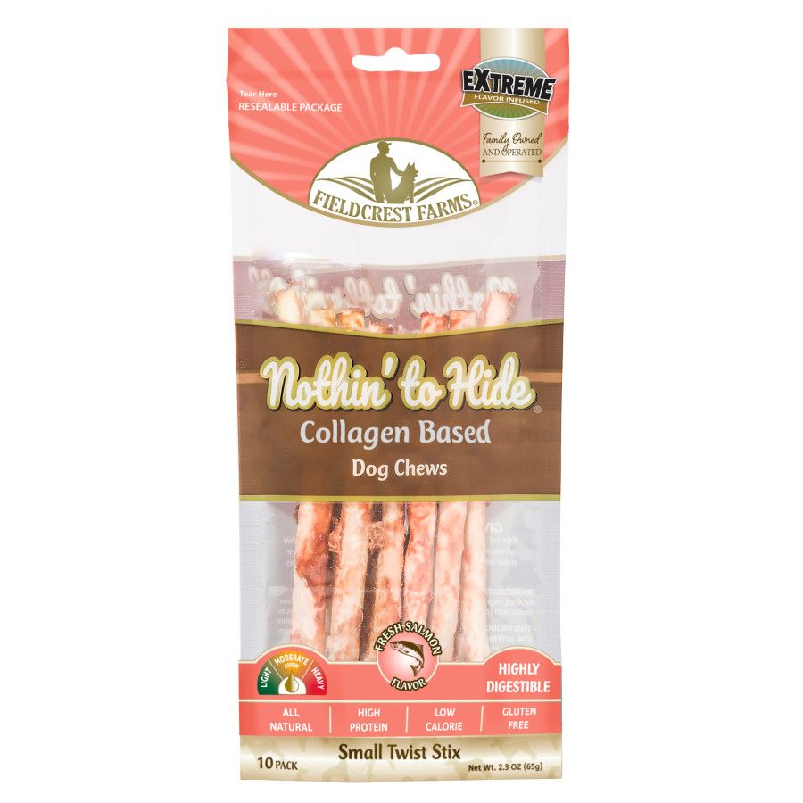 Fieldcrest Farms Nothin' to Hide Salmon Small Twist 10 pack