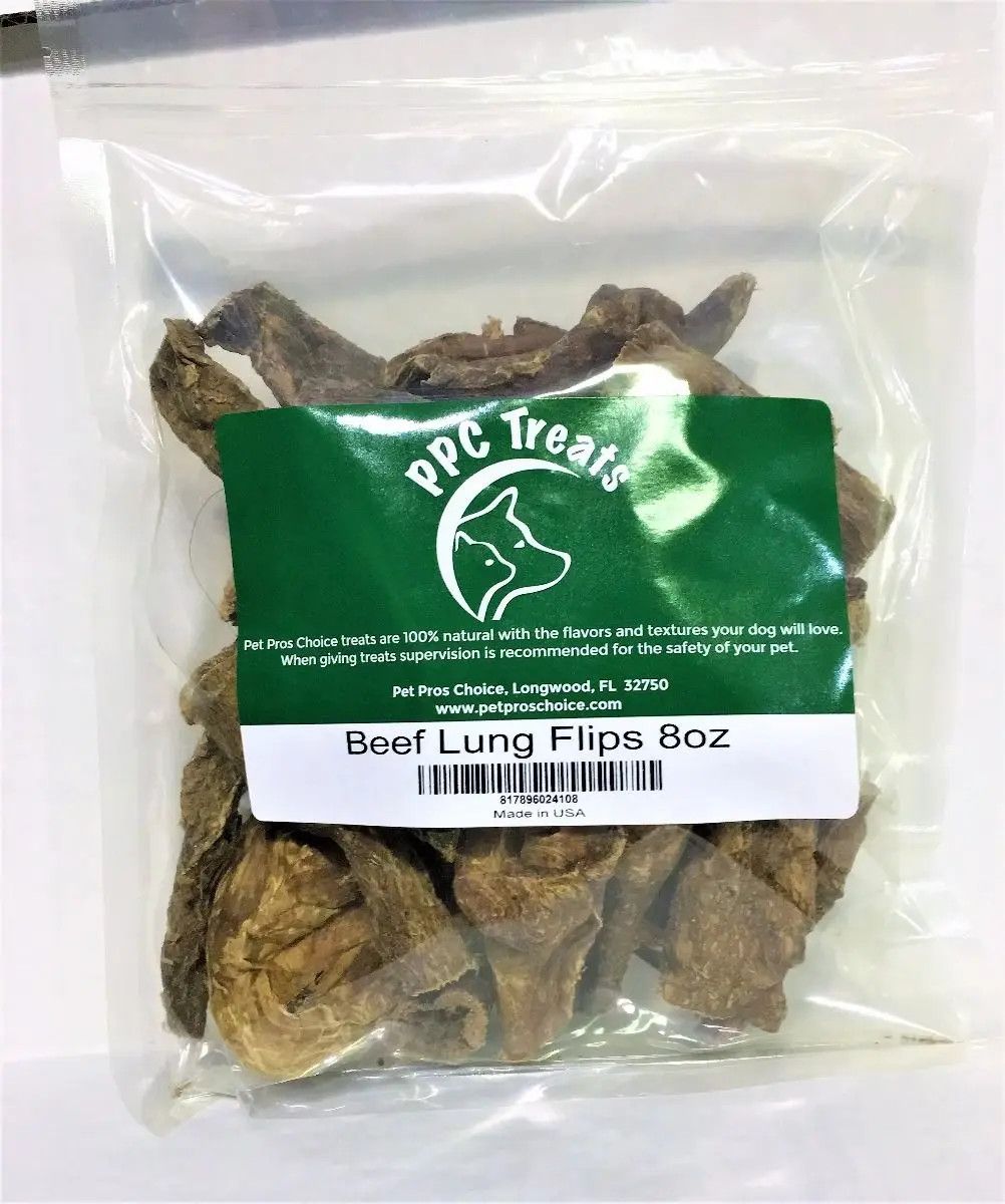 PPC Beef Lung Flips 8oz