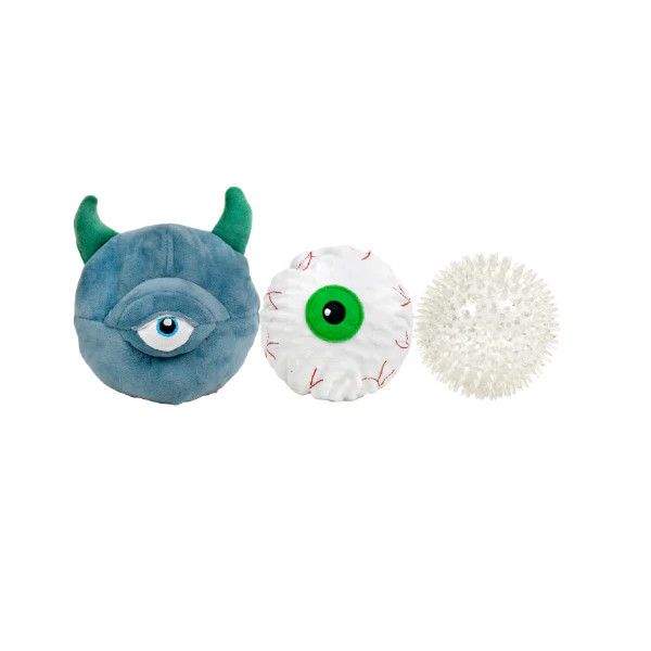 Patchwork Prickles Monster with Eyeball 5'' (X)