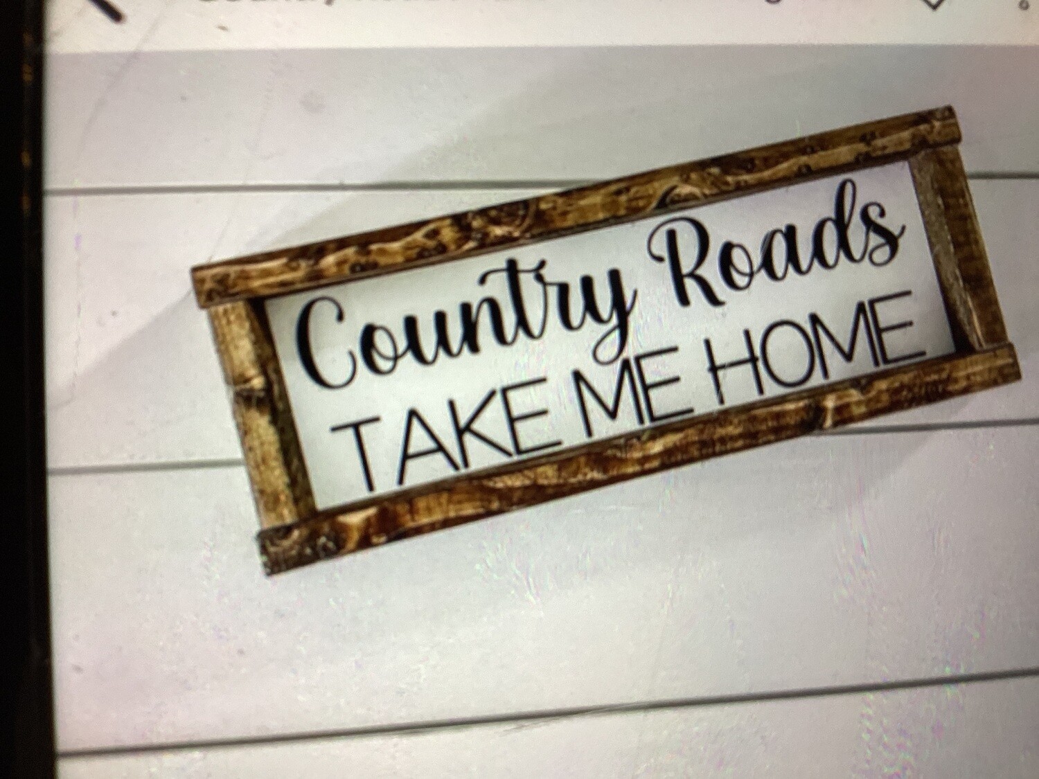 COUNTRY ROADS SIGN