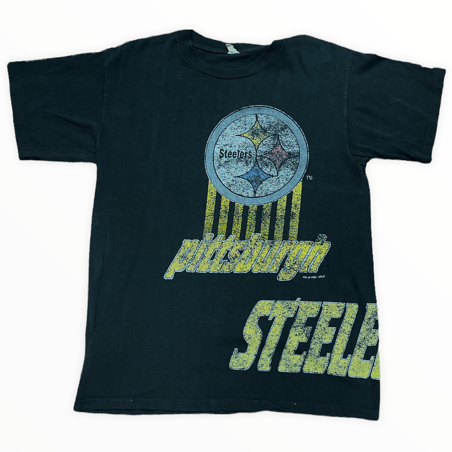 Vintage 1995 Pittsburgh Steelers Tee, Size: Large, Color: Black, Style: Pittsburgh
