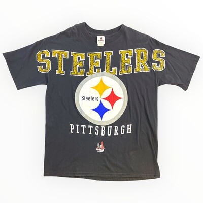 Vintage 1998 Pittsburgh Steelers Stretched Text Tee