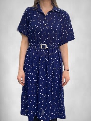 Vintage Sheer Star Dress