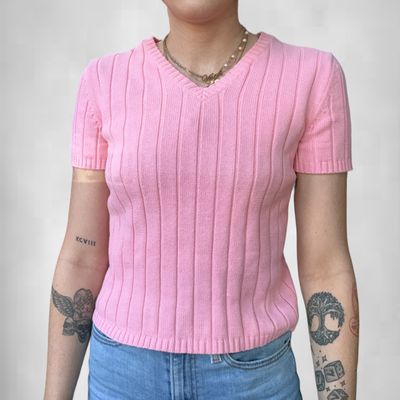 Vintage Pink Cherokee Sweater Tee