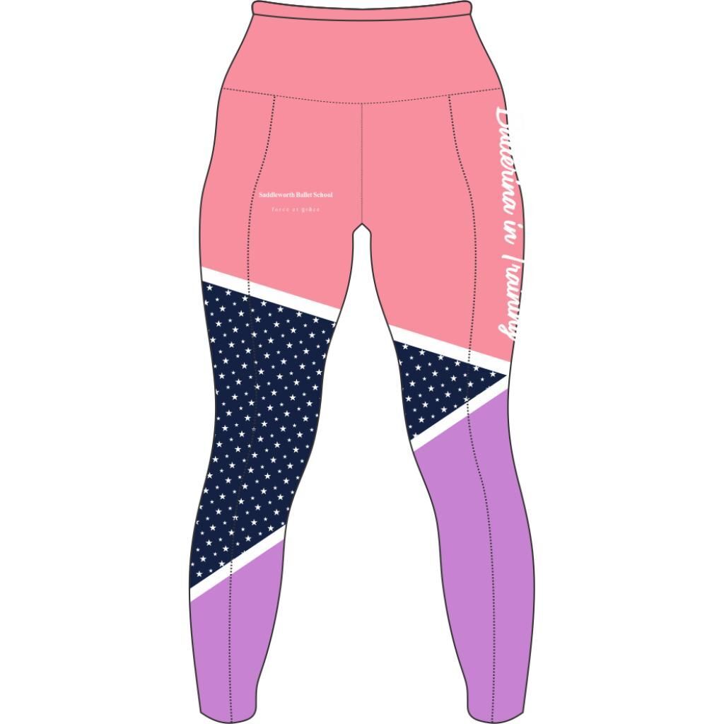Pink Track Leggings