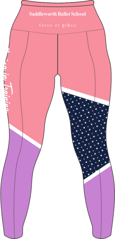 Pink Track Leggings