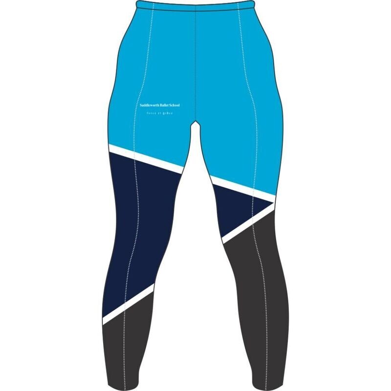 Blue Track Leggings