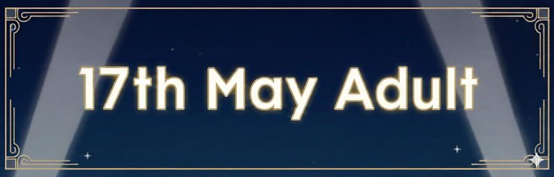 17th May Show Ticket - Adult