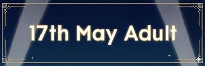 17th May Show Ticket - Adult