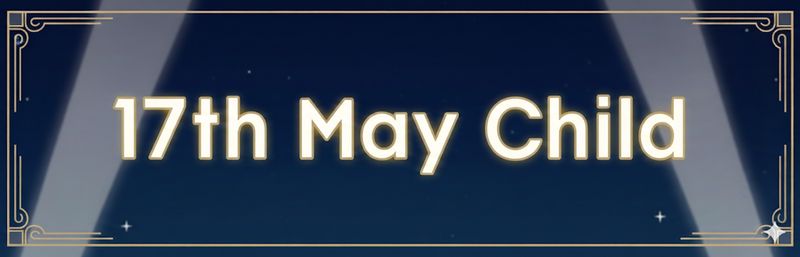 17th May Show Ticket - Child