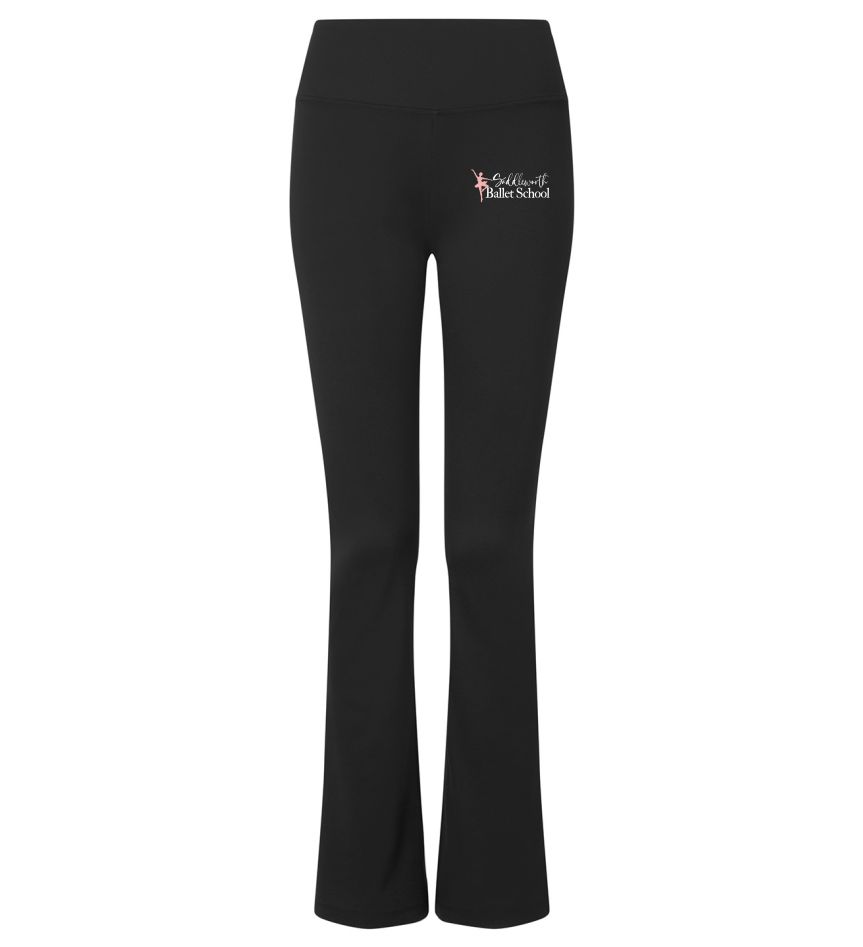 Saddleworth Ballet School Ladies Flare Leggings