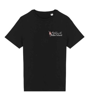Saddleworth Ballet School Black T-Shirt - Adults