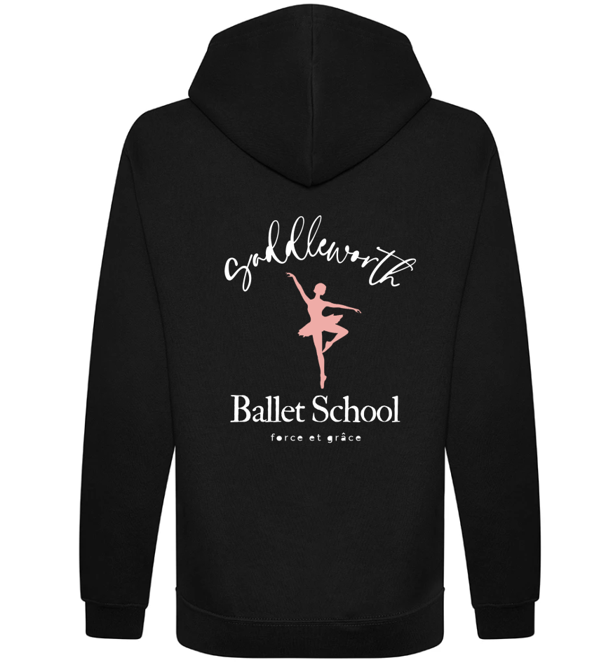 Saddleworh Ballet School Black Hoodie - Adult
