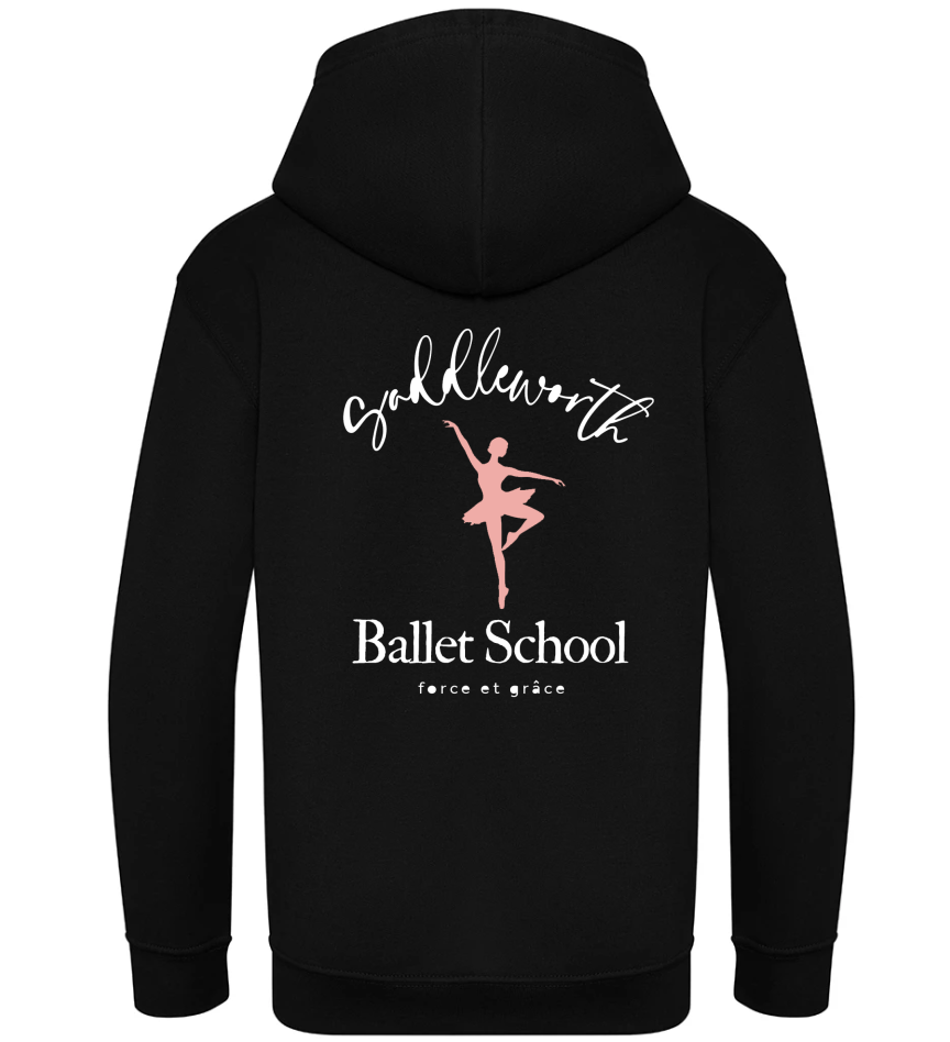 Saddleworth Ballet School Black Hoodie - Kids