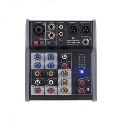 MioMix 104 5-Channel Professional Audio Mixer
