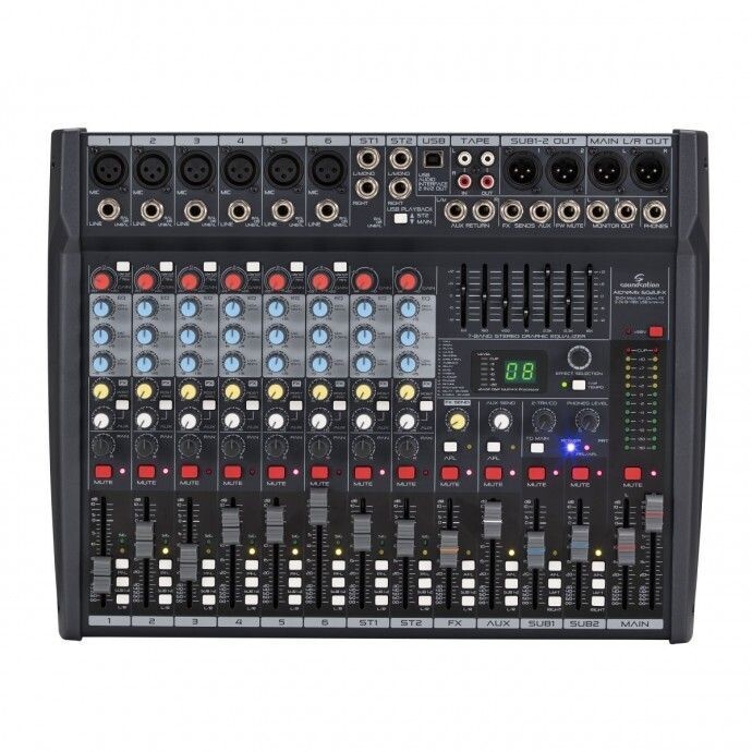 10 Ch. Unpowered Mixer Desk