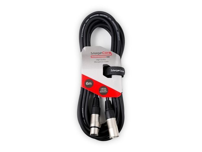 XLR Microphone Cable/Lead 6m