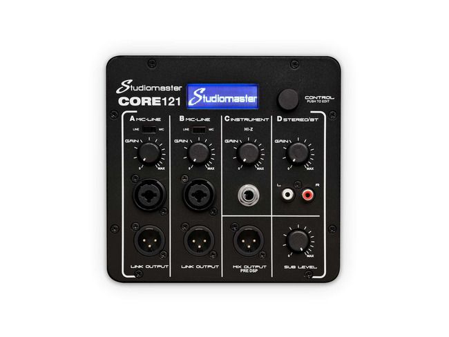 CORE 121 BLACK Studiomaster Portable Sound System