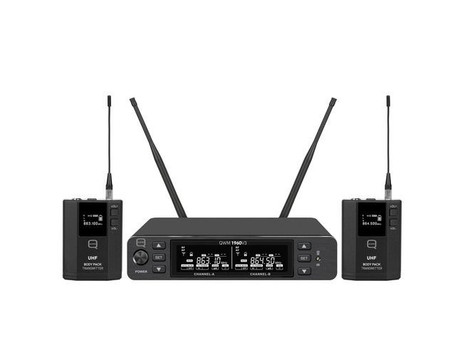 UHF Dual Channel True Diversity Pack Wireless System