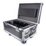 Q-Led Lighting Q4IP+ Uplights with Charging Flightcase (Case Of 8)