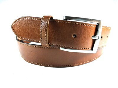 CINTURON DE PIEL BUFALO CON HEBILLA ZAMAK