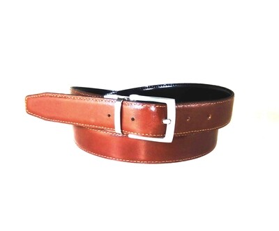 CINTURON DE PIEL HEBILLA REVERSIBLE ALTA CALIDAD