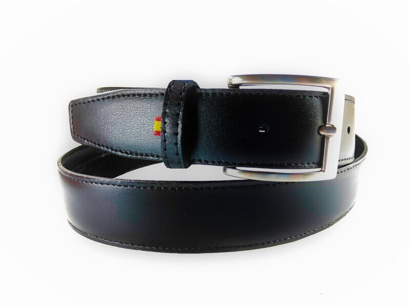 CINTURON DE PIEL MINI BOX CON HEBILLA ZAMAK