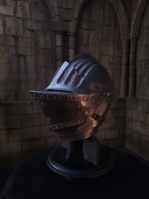 Fluted Knight Helmet