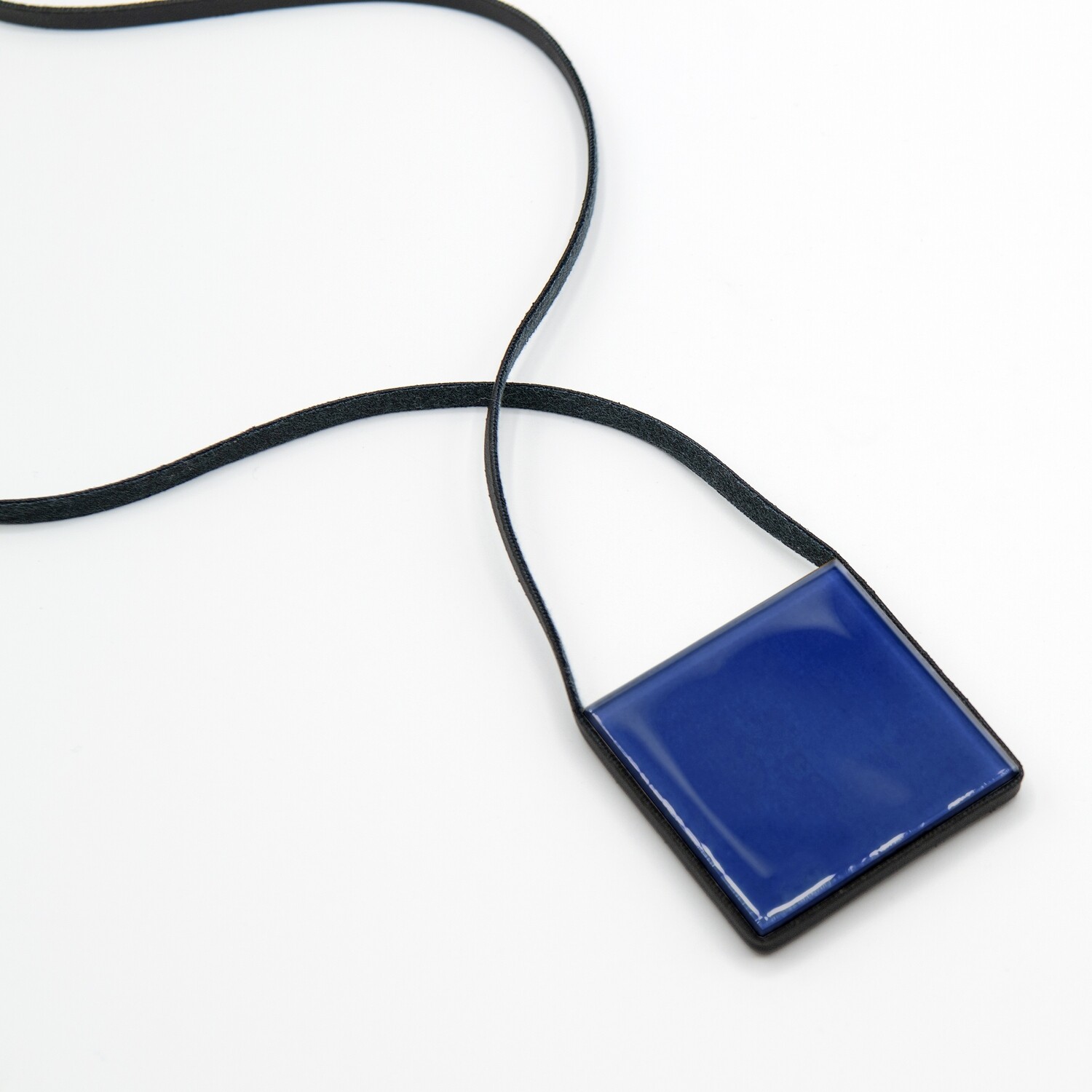 Colar Élan 2 em 1 Azul/Caramelo