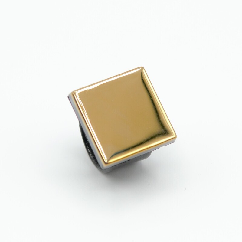 Anel Élan Quadrado Dourado