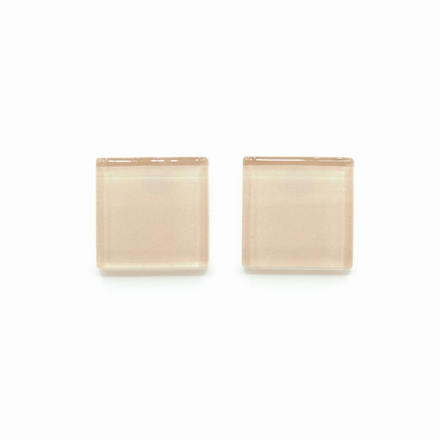 Brinco Élan Quadrado Bege