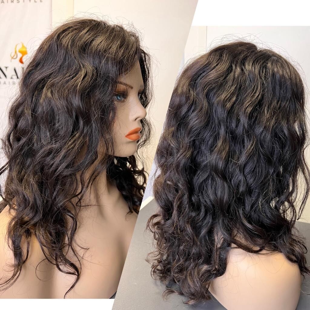 Perruque Ondulée Full Lace Wig BRUNE ( sur commande )