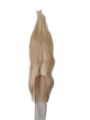 Closure Cheveux Blond 100 % naturels Lisses #60 (2*4)
