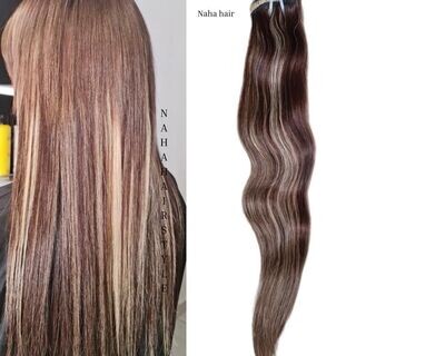 Cheveux 100 % naturels Méchés Lisses #4/613