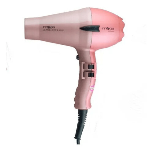 Secador de pelo 3200 Rosa Ultra Leve Ion Mega