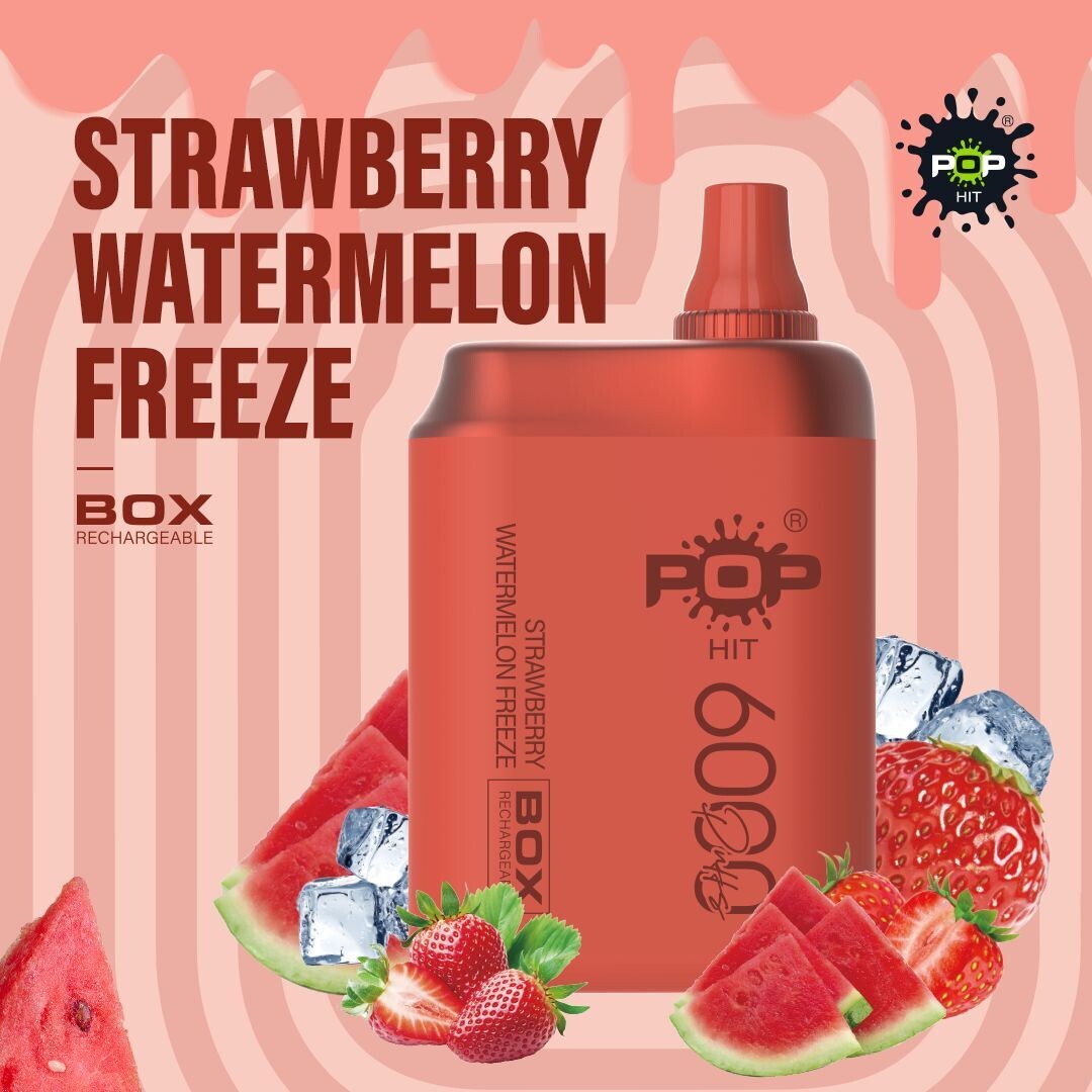 POP HIT 6000 - Strawberry Watermelon Freeze