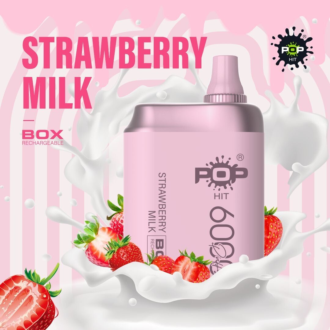 POP HIT 6000 - Strawberry Milk