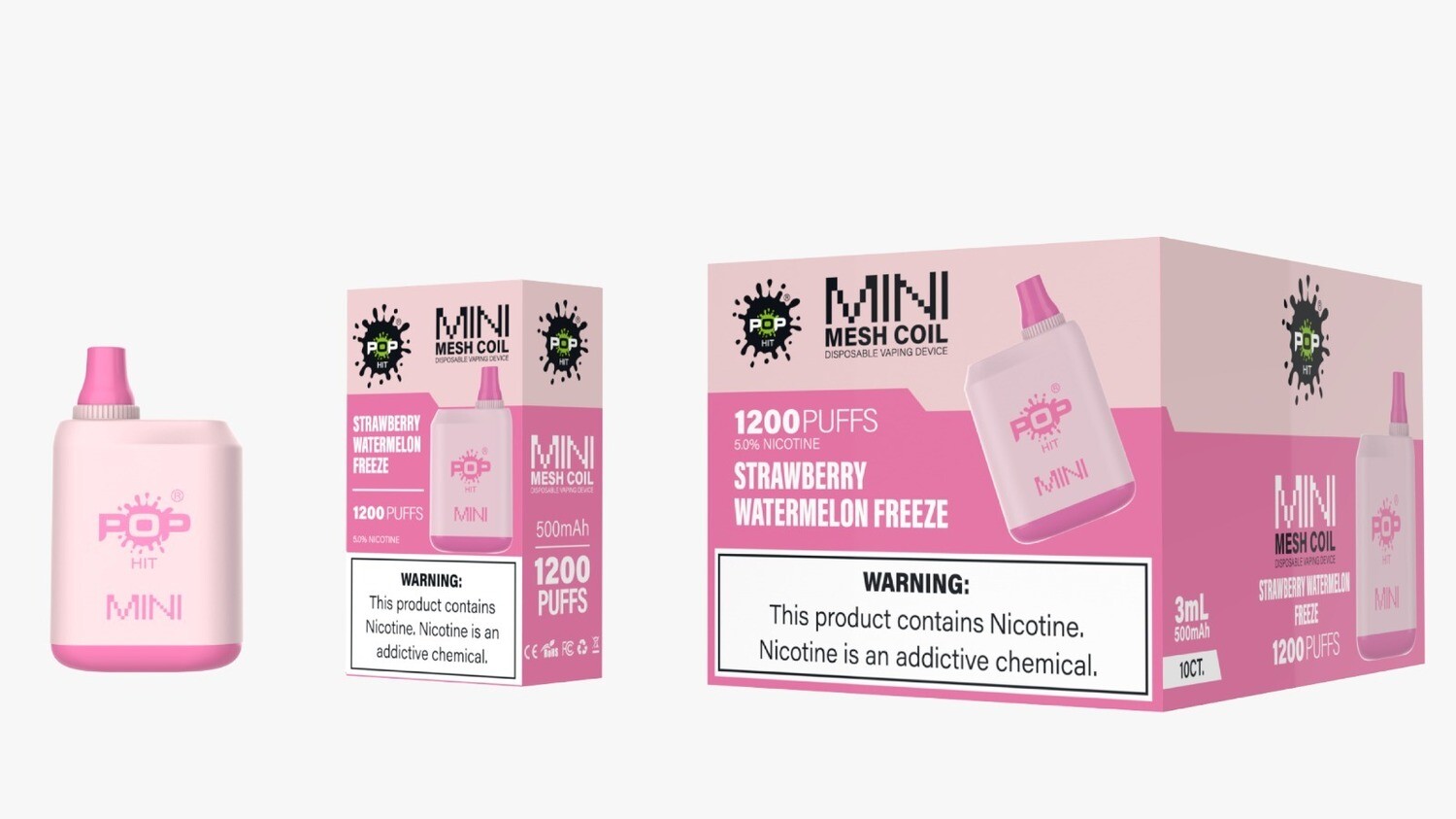 Pop Hit Mini Strawberry Watermelon Freeze