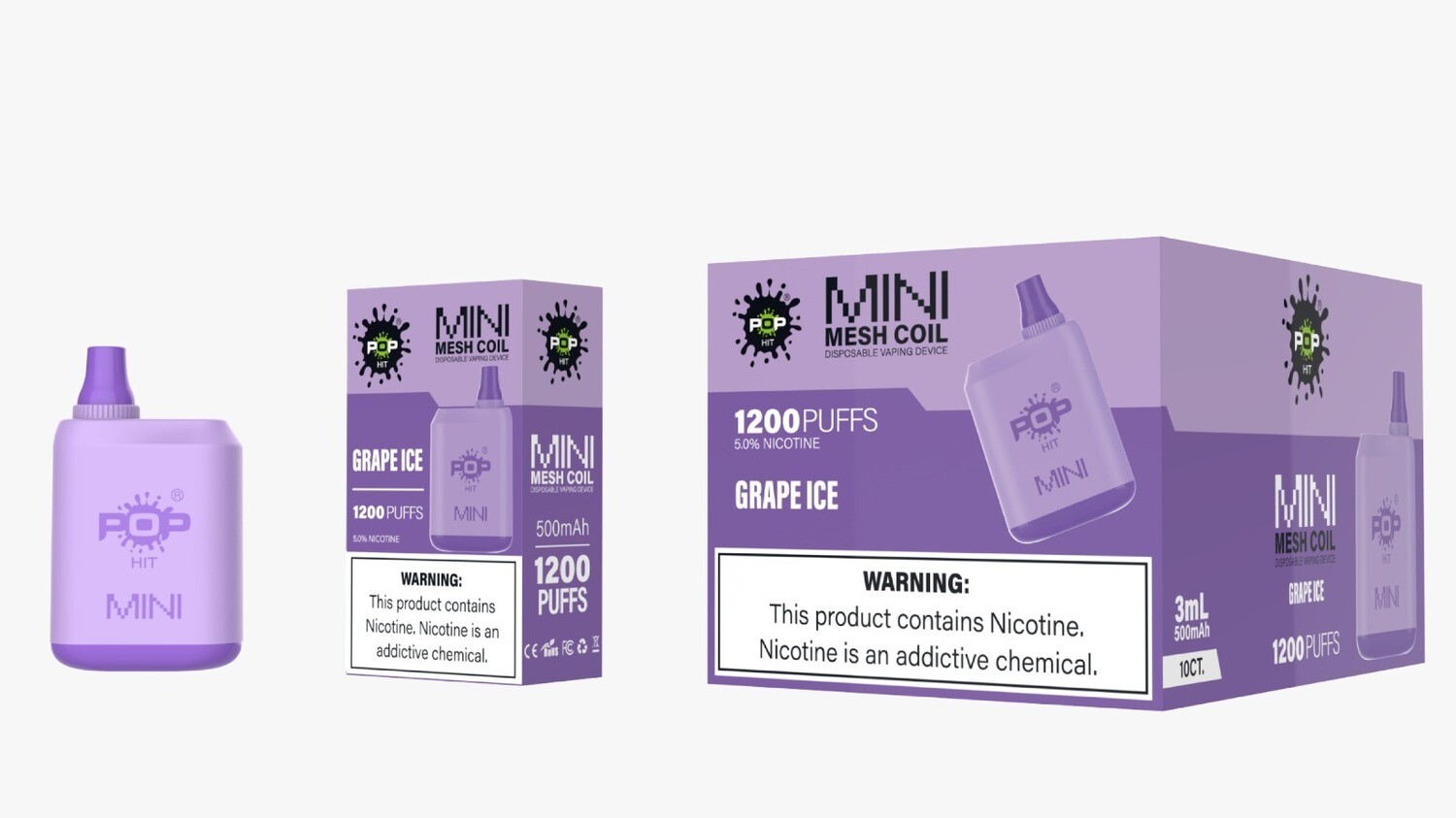 Pop Hit Mini Grape Ice