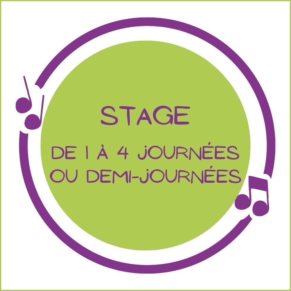 Inscription de 1 à 4 journées ou demi-journées de stage (quelle que soit la période)