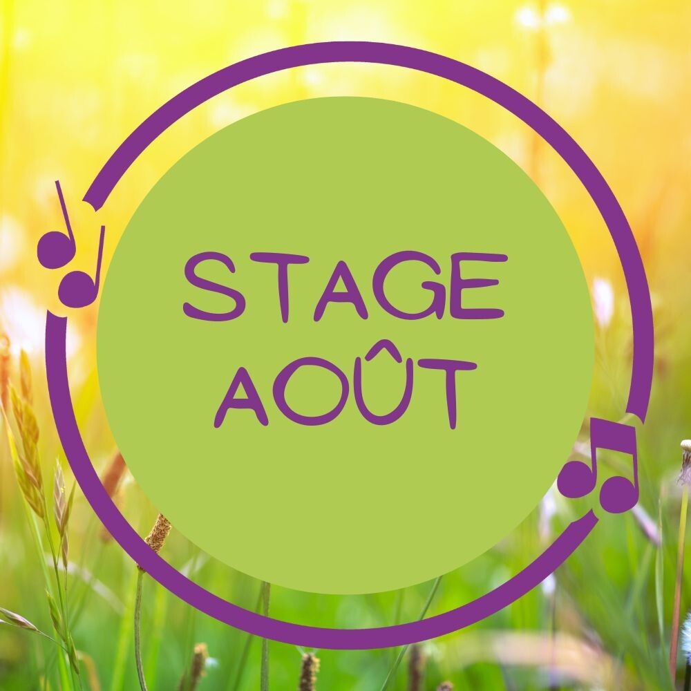 Stage août - semaine complète en journées ou demi-journées