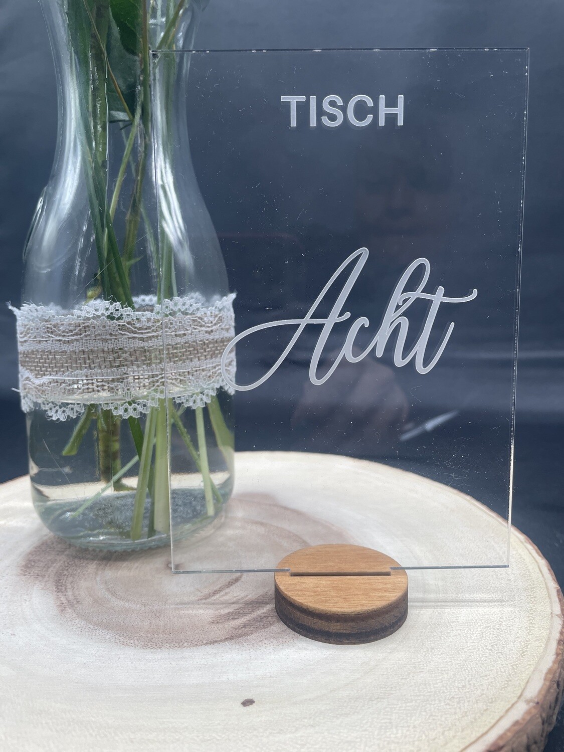Tischnummer Acryl