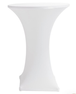 Stehtischhusse Stretch weiss